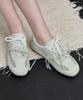 [Witthia] Real Suede Double Bow Sneakers [WBLC58510]