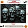 2D Flat Banner, 1 Piece, Halloween Background Decoration Background Photo Prop, Polyester Banner Decoration, Home Decoration