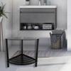 Foot Rest Shoe Stool, Multifunctional Lightweight Corner Shower Stool for Shaving Legs, Inside