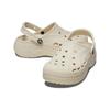 Crocs Baya Platform Clog EVA Non-Slip Durable Clogs Women clogs Winter-White 208186-11S