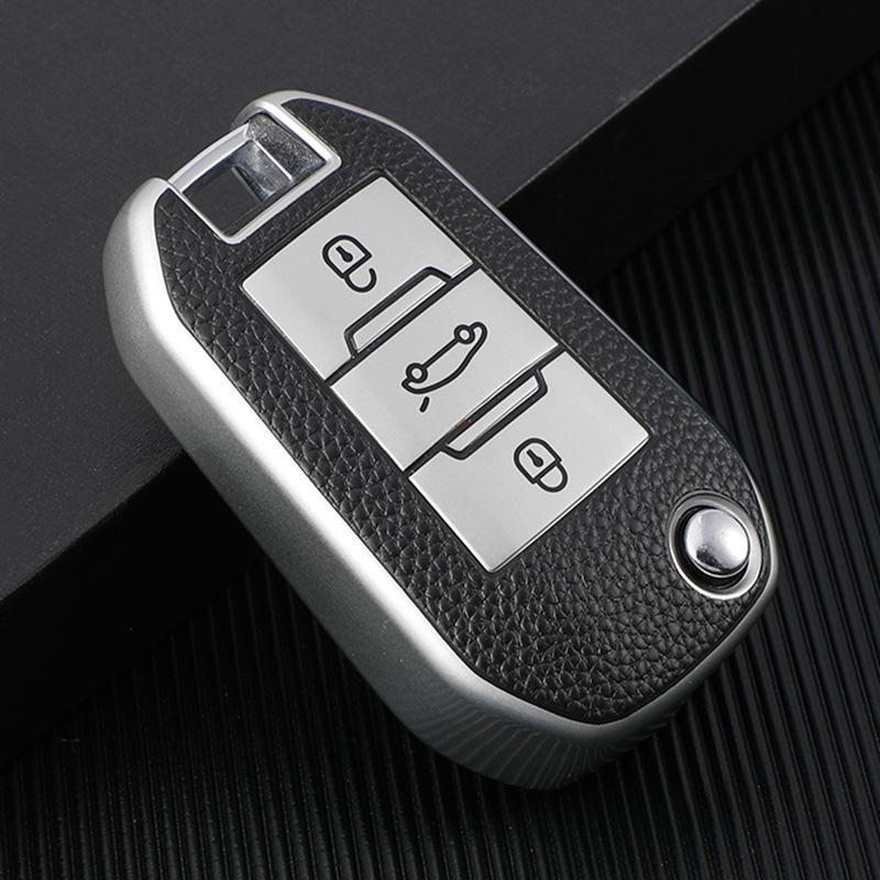Nové TPU Pouzdro na klíč s výklopnou čepelí pro Peugeot 208 308 408 508 2008 3008 4008 5008 Příslušenství