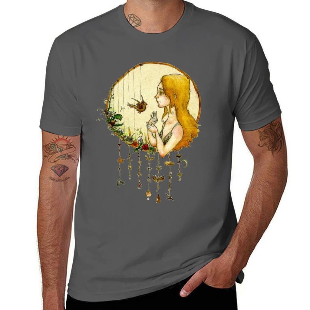 Joanna Newsom Ys Dreamcatcher Tshirt Standard Fit Solid Tee Shirt