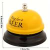 Unique Bell For Service Call Desk Crisp & Clear Sound Metal Service Bell for Kitchen Hotel Restaurant Bar Handheld Call Bell