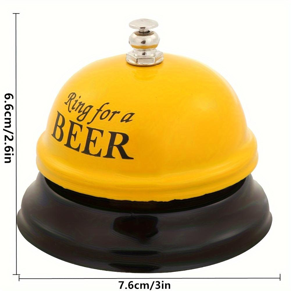 Unique Bell For Service Call Desk Crisp & Clear Sound Metal Service Bell for Kitchen Hotel Restaurant Bar Handheld Call Bell