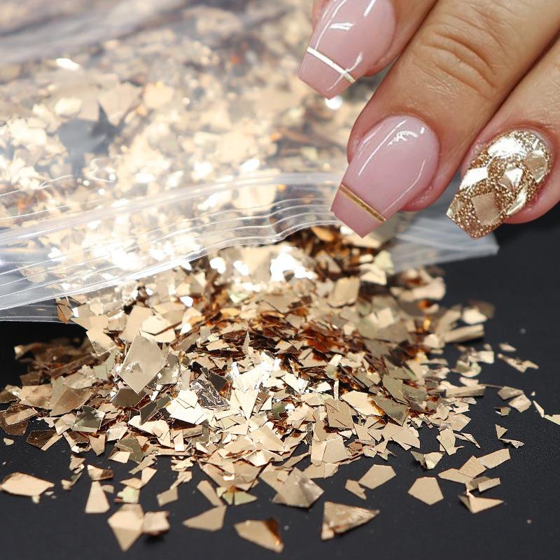 10G/sacchetto laser frammenti irregolari unghie glitter 10 tipi di decorazione unghie illusoria PET fai da te toppa per unghie decorazione design