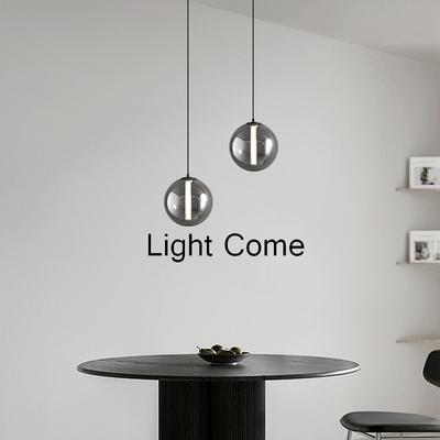 Italienische Designer Rauchglas Kugel Restaurant Pendelleuchte Nordische Heimdeko Schlafzimmer Arbeitszimmer Esstisch Kronleuchter LED Lüster