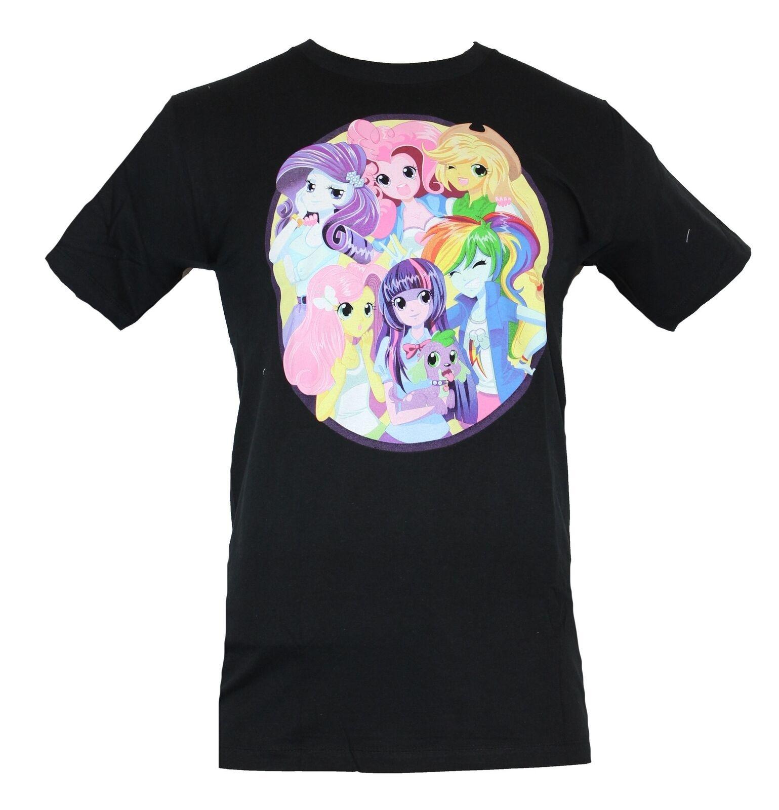 

Футболка унисекс My Little Pony Equestria с кругами и изображением улыбающейся группы