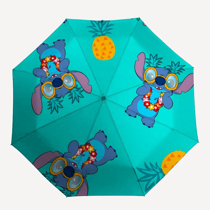 

1pc Stitch Automatic Open/close, All-Season Portable Folding Umbrella for Women & Men, Travel, Everyday, Durable Frame yy250805023