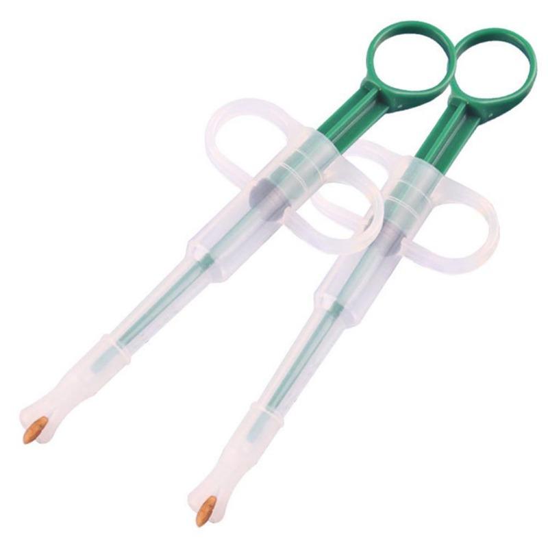 Transparent Câine Pisică Pet Pilulă Medicament Feeder Injector Seringă Instrument de hrănire