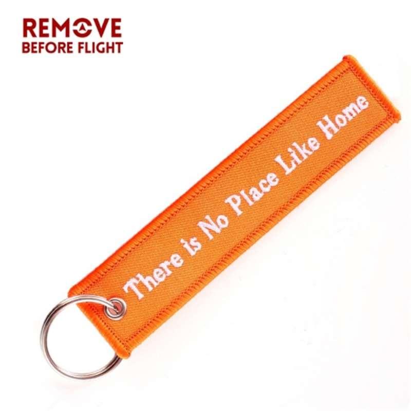 Odebrat před odletem Vítejte doma Dopis Keychain Nejlepší dárek pro rodinné přívěsky na klíče