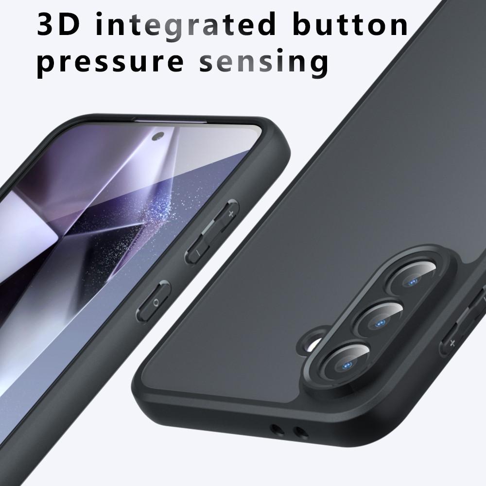 Luxury Armor Matte Clear Phone Case For Samsung A06 A16 A26 A36 A56 A15 A25 A35 A55 A14 A24 A34 A54 Acrylic Shockproof Cover