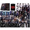 Set of 55 Laser Photocard Collection with Storage Box for Fans Durable PVC Material Rounded Corners Smooth Surface Lightweight Design