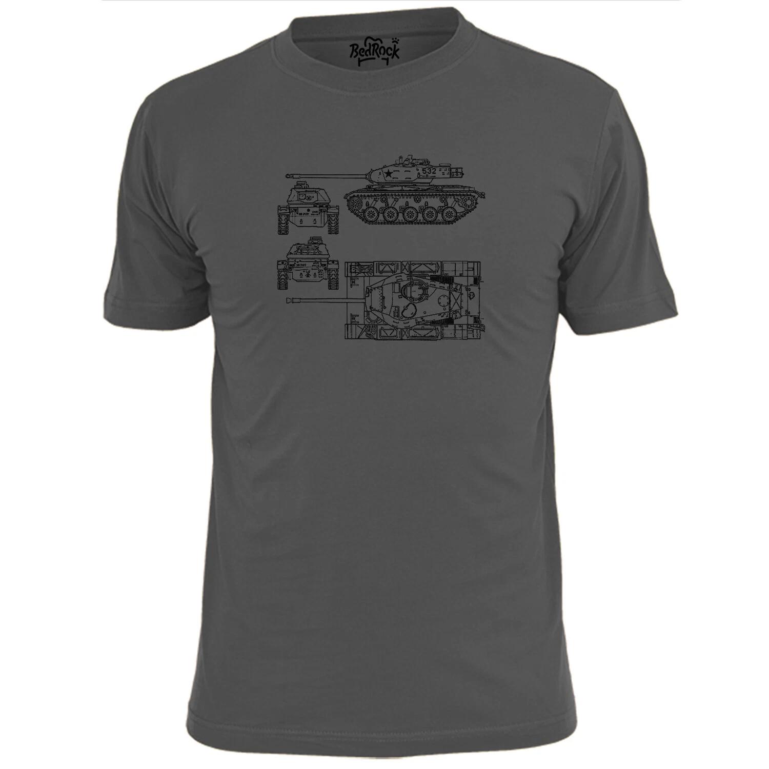 

Mens Waker Bulldog American Light Tank Blueprint T shirt WW1 WW2 War Combat M