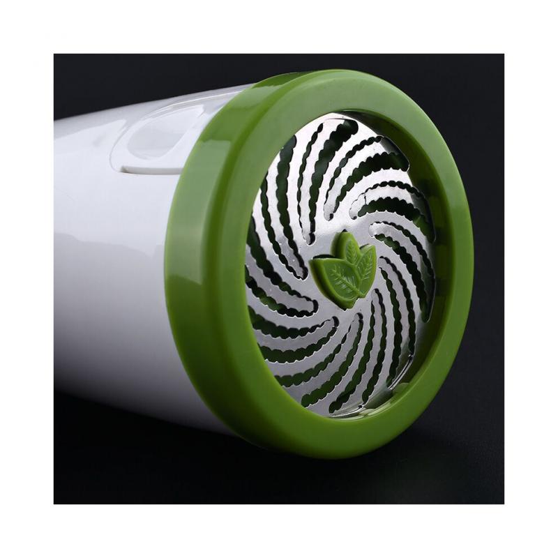 Green 4-in-1 Herb Grinder, Spice Mill & Shredder Parsley Chopper and Cheese Grater for Kitchen
