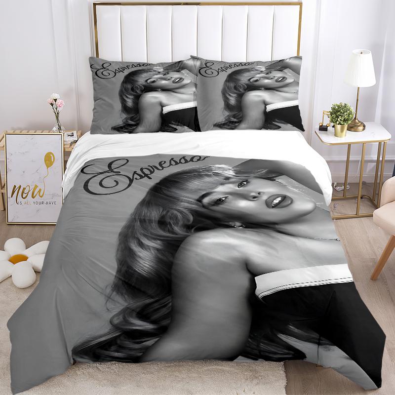 3Pcs Expressive Fashion Model Bedding Sets For All Sizes New 3D Printed Bed Cover Comforter Duvet Cover Pillowcase Bedroom Decoration