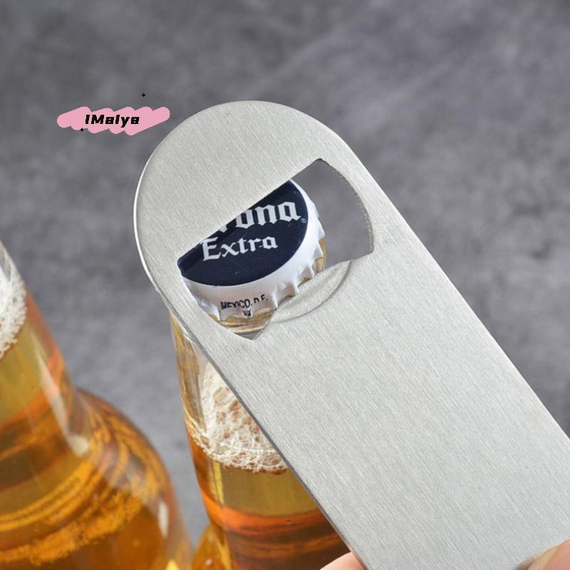 M-Mini Apribottiglie Birra Durevole Acciaio Inossidabile Piatto Apribottiglie Tappi Velocità per Uomini Donne Cucina Bar Festa Tavola