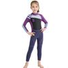 2.5mm Neoprene Kids Wetsuit Girls - Full Body Long Sleeve Dive Suit Snorkeling Surfing Swimming With UV Protection