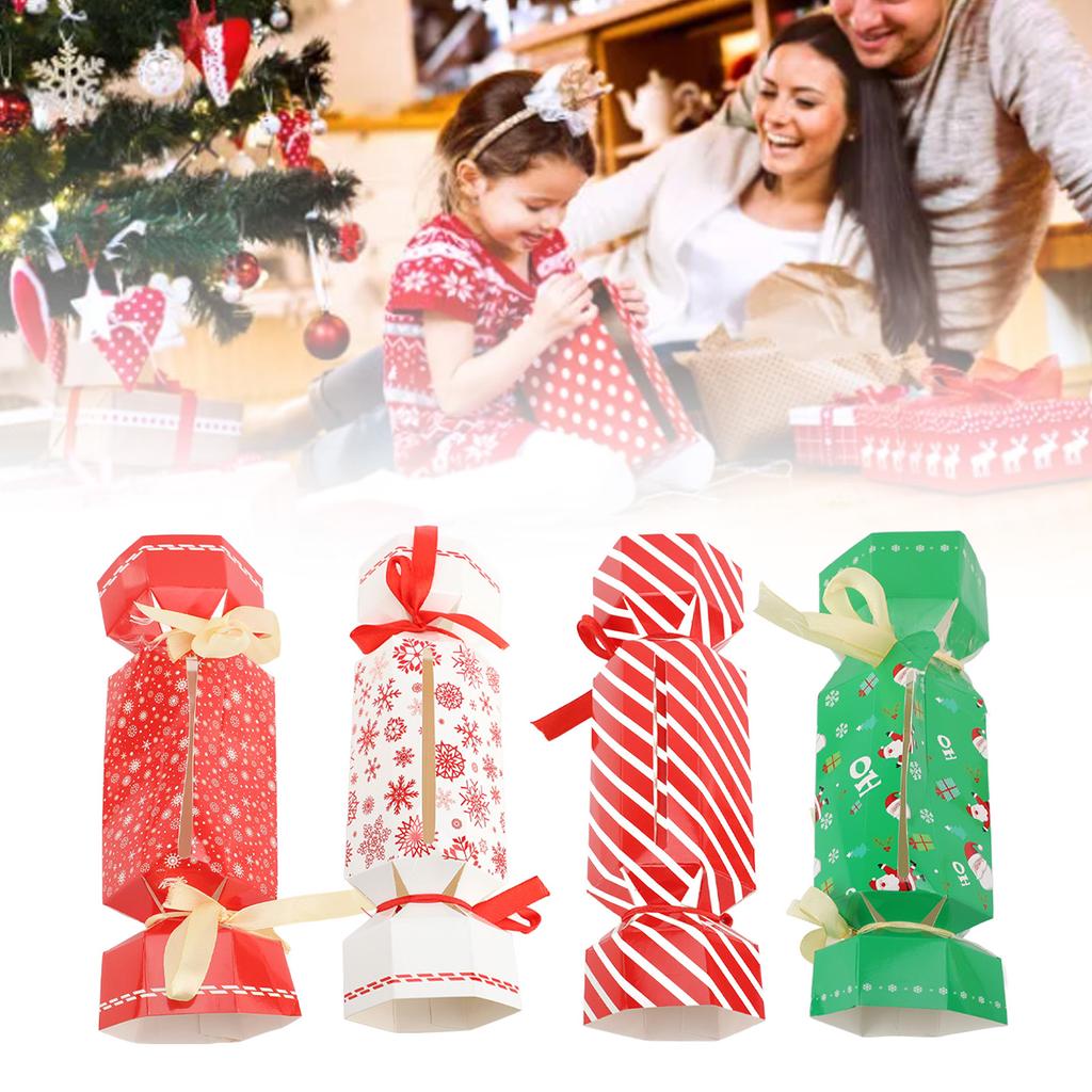 4ks Vánoční překvapení Peníze Vytahovací sáček DIY Vynikající Cukroví Překvapení Pokladnička na Narozeniny Svátek