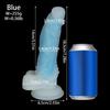 Female Realistic Dildo, Glowing Soft Silicone Penis, Clitoral & G-Spot Vibrator, Rechargeable Adult Sex Toy