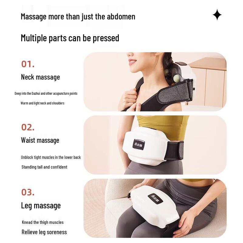 CHIGO Automatic Waist Massager with Heat & Moxibustion CN plug (adapter included)
