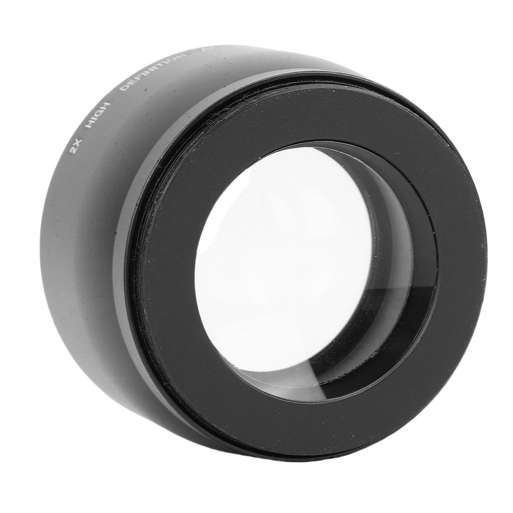 58mm 2.0x Teleconverter Optical Glass Aluminum 2X Magnification Teleconverter Extender Converter for Mirrorless Camera