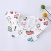 Class A Pure Cotton Waterproof Baby Bibs for Newborns and Toddlers: Boys & Girls Spit-Up Scarf