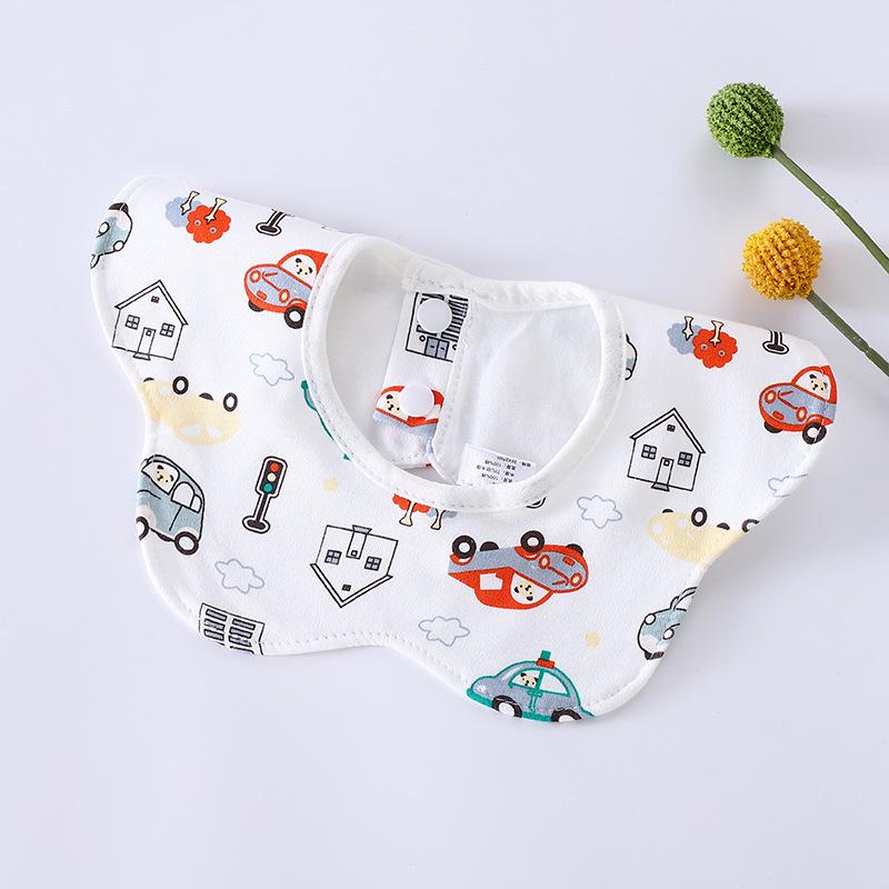 Class A Pure Cotton Waterproof Baby Bibs for Newborns and Toddlers: Boys & Girls Spit-Up Scarf