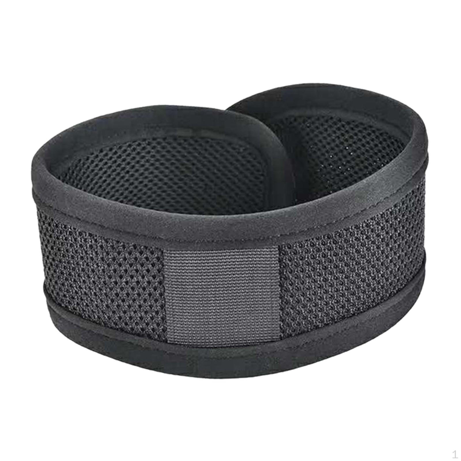 

Универсальный ремешок для поддержки шеи, черный бандаж, удобная защита, растягивающийся шейный ремень для