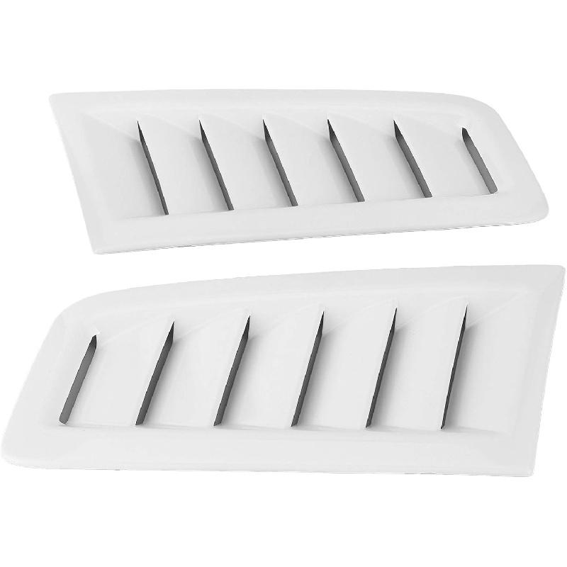 

Hood Vents for Cars, Universal Carbon Fiber Hood, Bonnet Vent Hood Hood Scoops for Cars Stylish RS MK2 Design with Double-Sided Adhesive Tape for