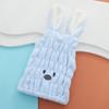 Korean Rabbit Ears Quick-Dry Hair Towel - Cute Cartoon Absorbent Cap for Girls & Adults