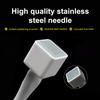 Disposable Skin Puncture Needle, Stamp Style Scalp Stamp, Rolling Needle Micro Needle Machine, 100/140 Needles Adjustable