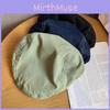 Retro Color Solid Denim Newsboy Cap Vintage Wash Sunshade Street Style Fashion