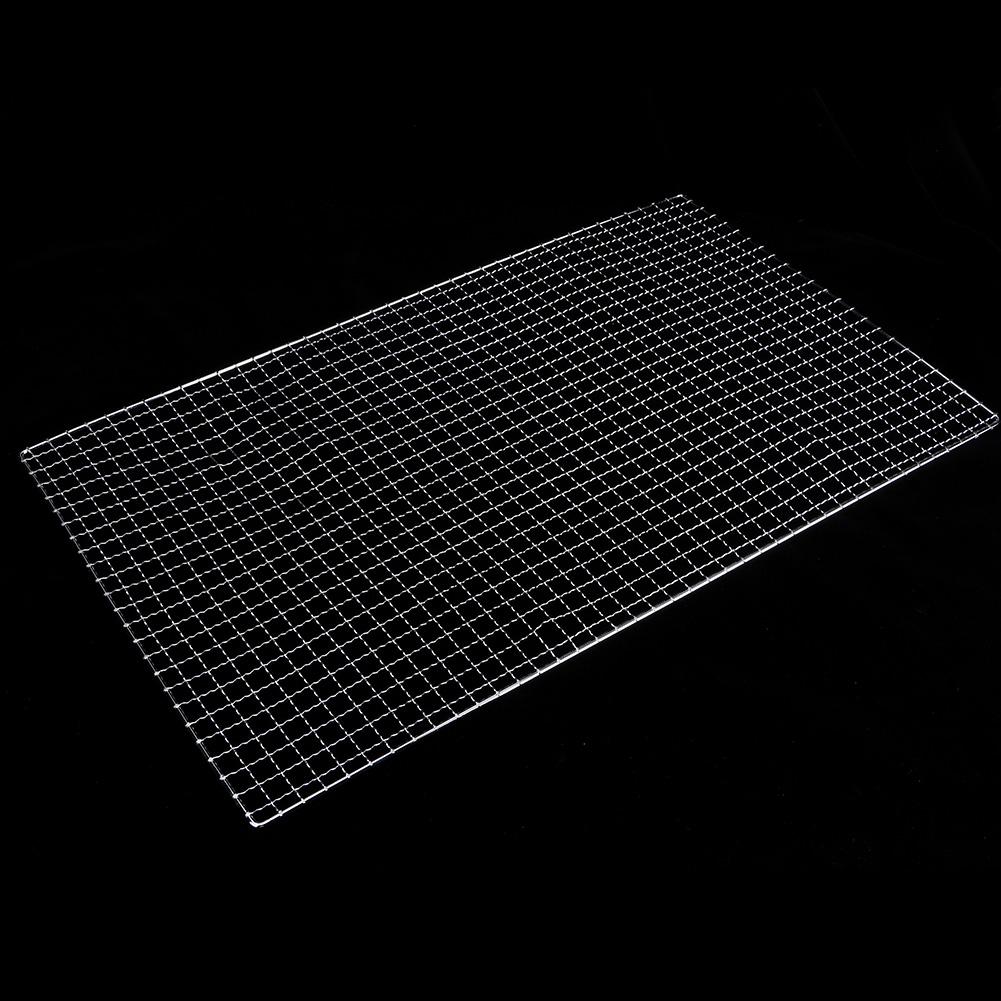 Multipurpose Stainless Steel Baking Wire Mesh Grill BBQ Net Mesh Barbecue Racks Picnic Tool