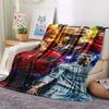 1PC CR7 Patterned Flannel Blanket Suitable For All Seasons for Home Decor Warmth and Comfort Gifts Holiday Present