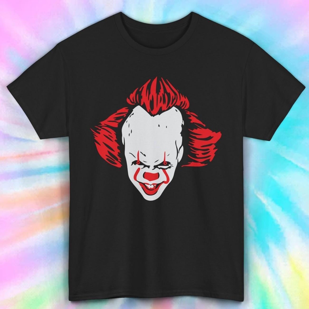 Scary Clown T-Shirt | Horror Movie Tee | Creepy Halloween Gift S-5XL S