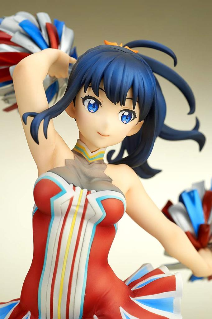 QuesQ SSSS.GRIDMAN Takara Rikka Cheerleader Style 1/7 Scale PVC Painted Complete Figure