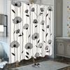 1pc Floral Printed Shower Curtain - Colorful Botanical Patterns, Polyester, Fade-Resistant, 70.8x70.8", 12 Hooks, Washable