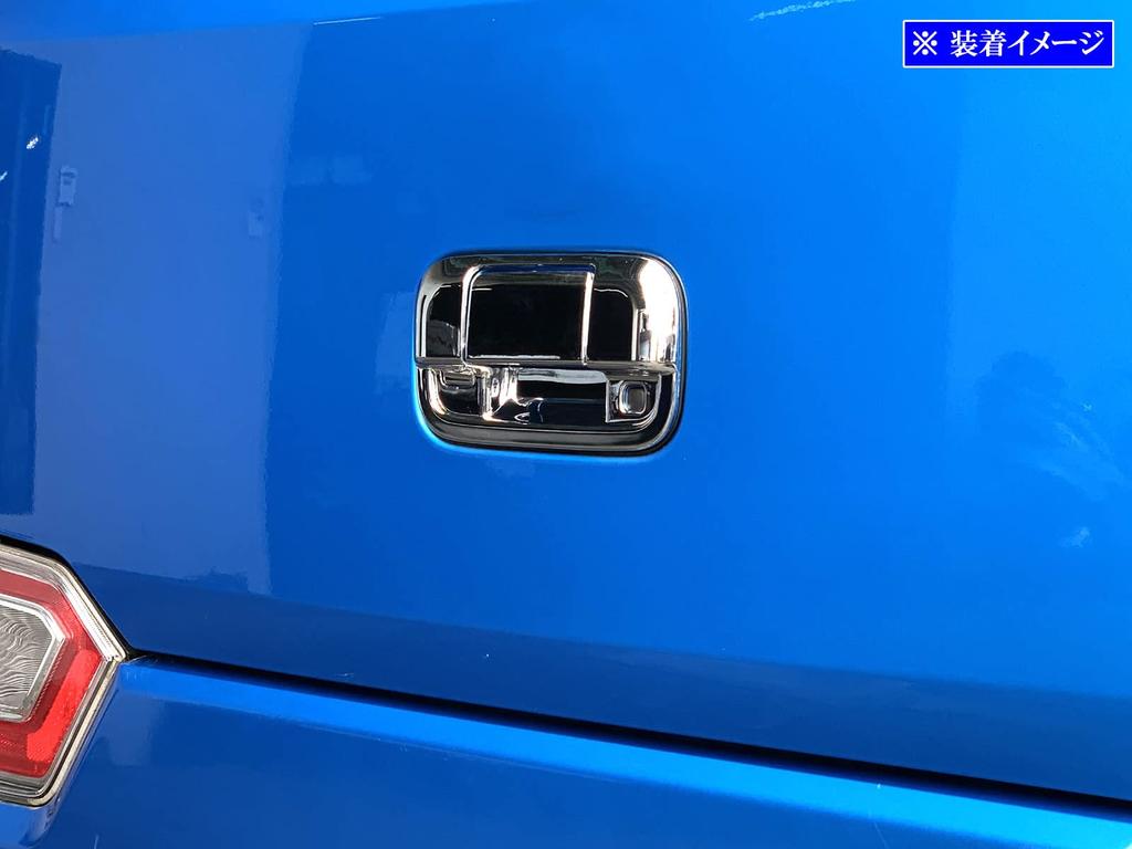 BRIGHTZ Flare MJ55S Chrome Door Handle Covers and Rear Hatch Knob Plate Set, D Type [REA-DHC-010] MJ MJ55 J55 55 23620