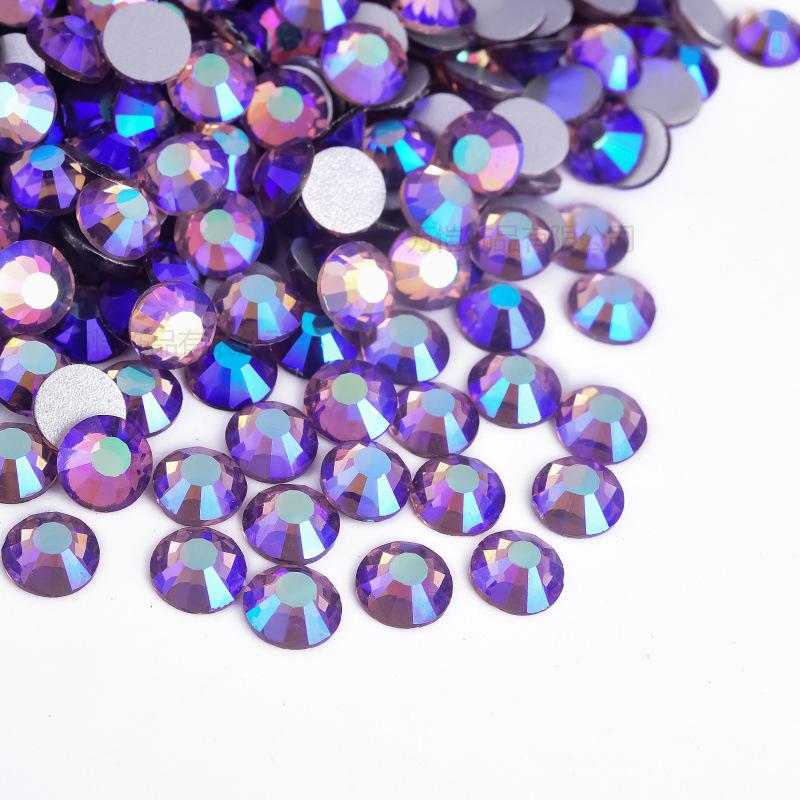 Nail Art Rhinestone Crystal Glass Accessories Diy Flat-Bottomed Drill, Mobile Phone Case Colorful Guomao A Diamond Accessories Accessories Accessories