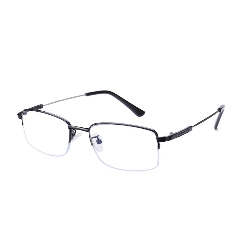 Mr. Pu Unisex Anti-Blue Light Photochromic Progressive Reading Sunglasses 200 Degree (55-59 Yrs)
