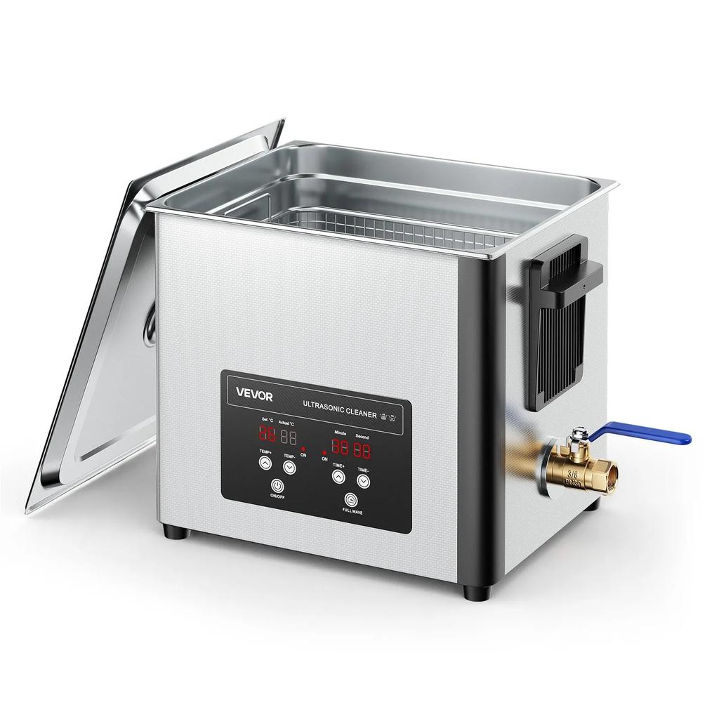 VEVOR 10L Ultrasonic Cleaner, Professional Ultrasonic Cleaner Machine with Cleaning Basket & Digital Display