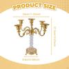 5 Arm Candle Holder, Candelabra, Modern Decorative Table Centerpiece, Stand for Bar, Dining
