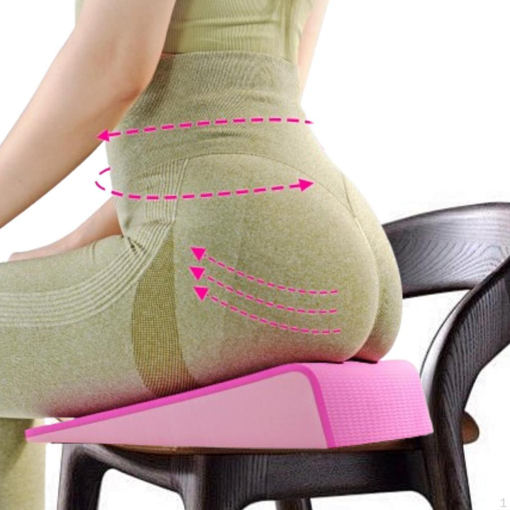 Butt Pillow Chair Pad Ergonomic Multipurpose Seat Cushion Wedge for Kitchen Dining