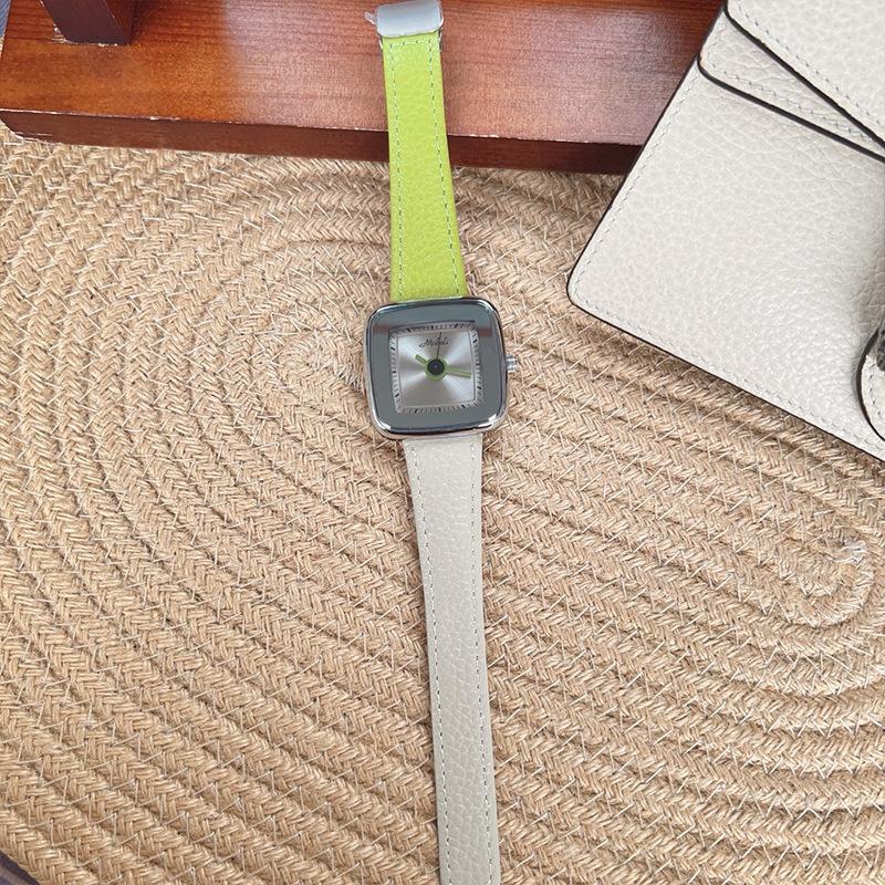 Magnetic Belt Waterproof Atmosphere Women'S Retro Temperament Two-Color Genuine Leather Women'S Watch Women'S Watch