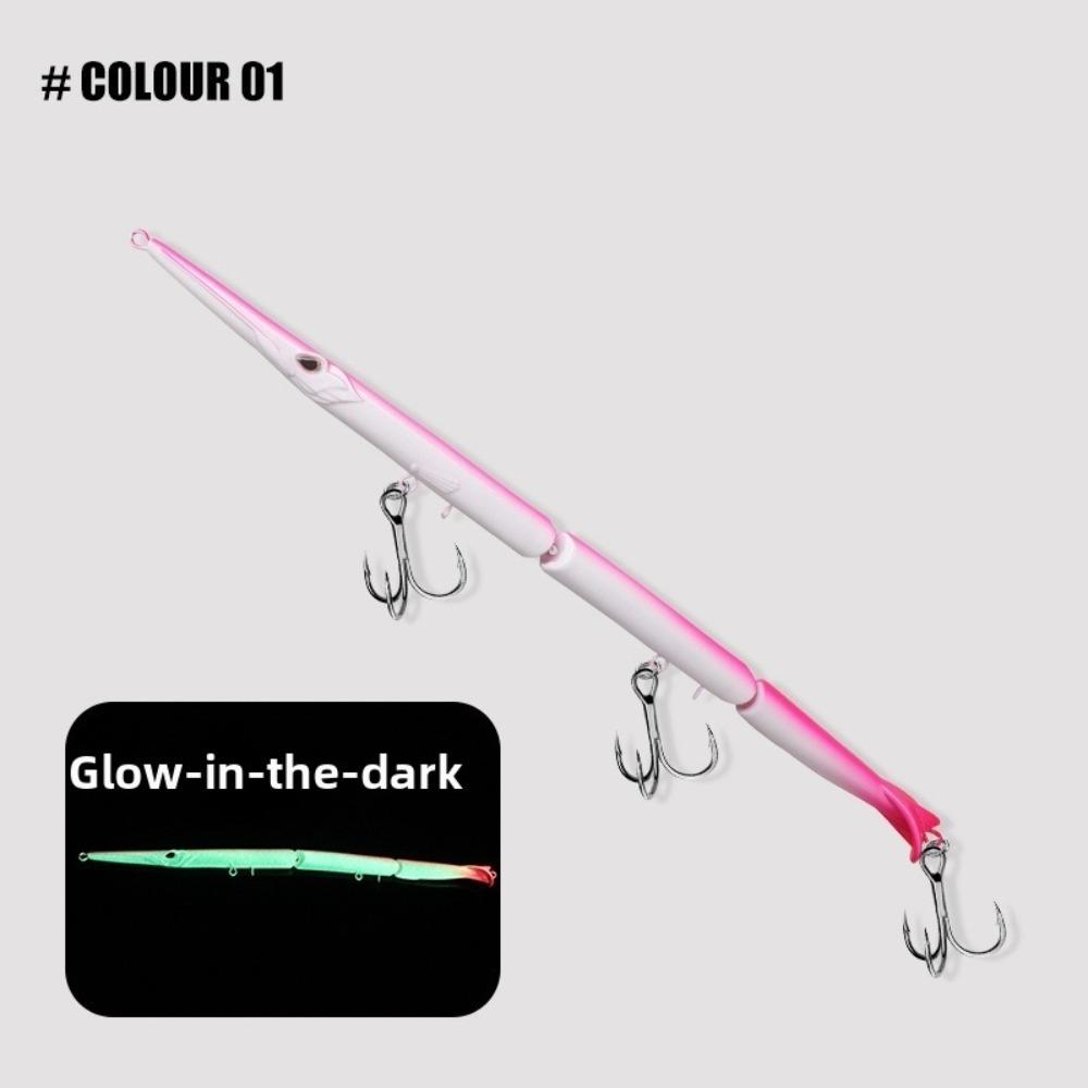 27cm Length Jointed Pencil Bait Treble Hooks System Hard Sinking Lure Fishing 1#