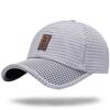 WHITE FANG Hat Mesh Cap Logo Golf Running Sports Men Women CA208 (04.Light Gray)