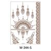 Lace Fake Tattoo Henna Tattoo Stickers Legs Arm Red Henna Tattoo Decals Temporary Tattoo  Girls
