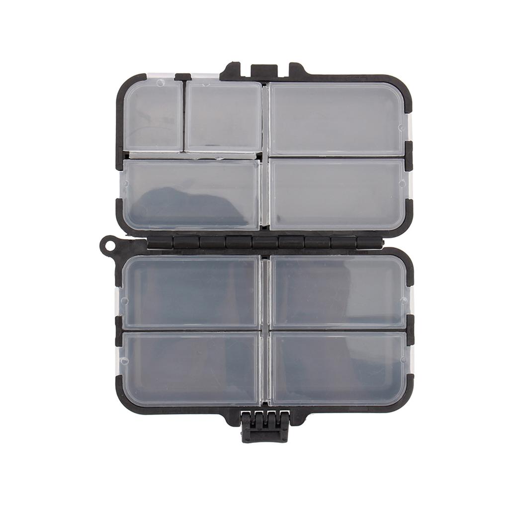 9 Compartments Plastic Box of Rigs Hooks Hooks Baits for Fishing