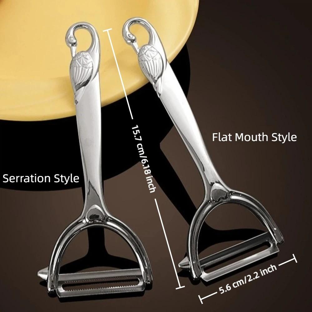 Swan Shaped Handle Swan Peeler Stainless Steel Multi-functional Peeler Fruit Peeler Kitchen Use