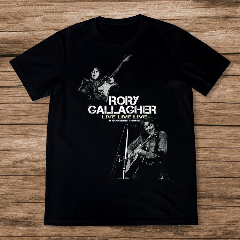 Rory Gallagher  Live Live Live At Hammersmith Odeon Tshirt AR206 Unisex T-Shirt XXL